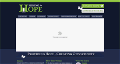 Desktop Screenshot of hiringforhope.org